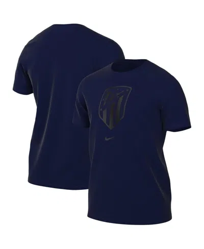 NIKE MEN'S NIKE NAVY ATLETICO DE MADRID CREST T-SHIRT