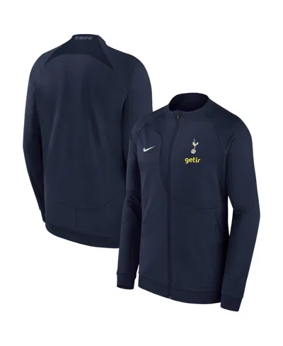 NIKE MEN'S NIKE NAVY TOTTENHAM HOTSPUR 2023 ACADEMY PRO ANTHEM RAGLAN PERFORMANCE FULL-ZIP JACKET