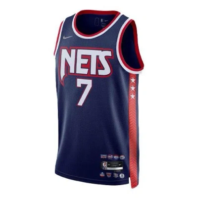 NIKE Men's Nike NBA 75 Anniversary Retro Basketball Jersey/Vest SW Fan Edition Brooklyn Nets Durant No. 7