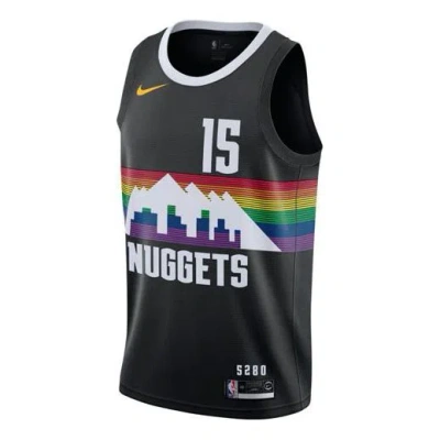 NIKE Men's Nike NBA City Limited SW Fan Edition 19-20 Season Denver Nuggets Jokic No. 15 Basketball Jerse