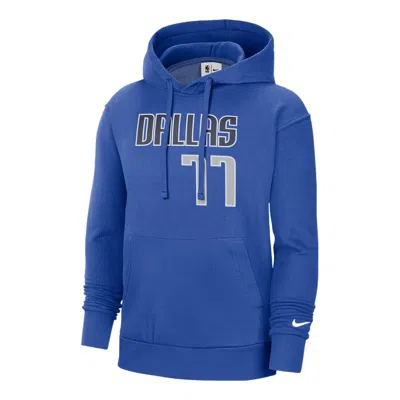 NIKE Men's Nike NBA Dallas Mavericks Fleece Pullover Game Sapphire