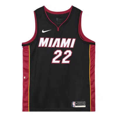 NIKE Men's Nike NBA JerseySW Fan Edition Miami Heat Butler 2 No. 2 Retro Basketball Jersey/Vest Black