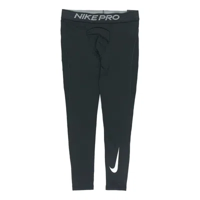 NIKE Men's Nike Pro Dri-FIT Sports Training Ribbed Leggings Black