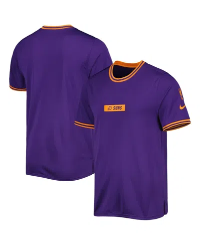NIKE MEN'S NIKE PURPLE PHOENIX SUNS COURTSIDE DNA PERFORMANCE T-SHIRT