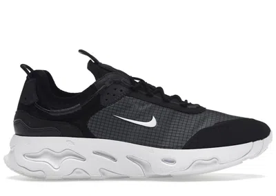 NIKE MEN'S NIKE REACT LIVE SNEAKERS IN BLACK/DARK SMOKE GREY/WHITE