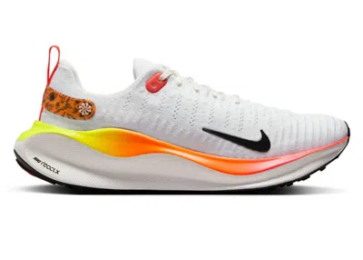 NIKE MEN'S NIKE REACTX INFINITY RUN 4 SNEAKERS IN WHITE/BRIGHT CRIMSON/TOTAL ORANGE