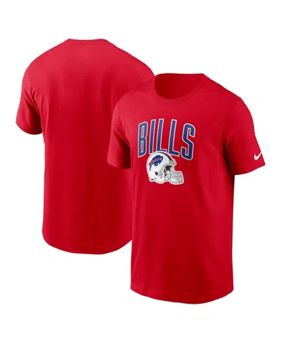 NIKE MEN'S NIKE RED BUFFALO BILLS TEAM ATHLETIC T-SHIRT