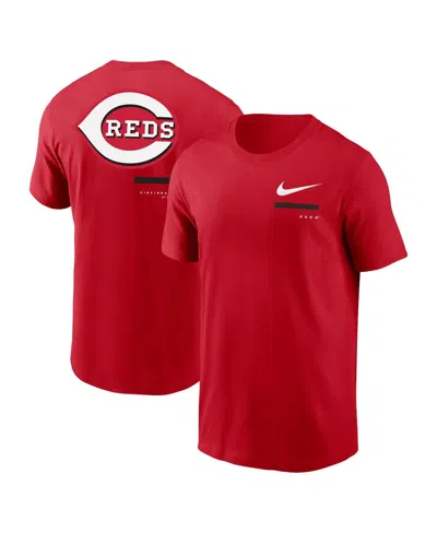 NIKE MEN'S NIKE RED CINCINNATI REDS OVER THE SHOULDER T-SHIRT
