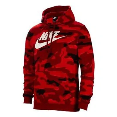 NIKE Men's Nike Sports Stay Warm Hooded Casual Red