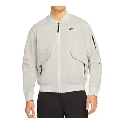 NIKE Men's Nike Sportswear Storm-fit Tech Pack Unlined Loose Zipper Jacket Gray