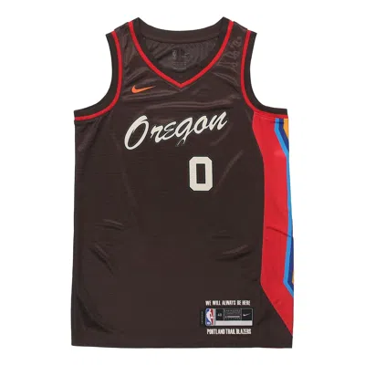 NIKE Men's Nike SW Fan Edition 20-21 City Limited NBA Portland Trail Blazers . Lillard No. 0 Basketball J