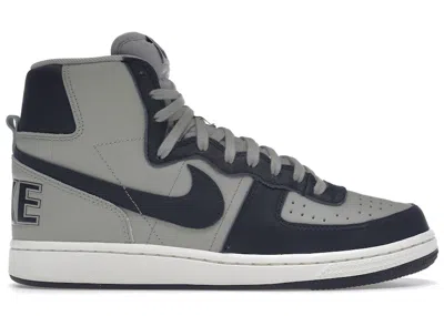 NIKE MEN'S NIKE TERMINATOR HIGH GEORGETOWN (2022) SNEAKERS IN GRANITE/DARK OBSIDIAN/SAIL