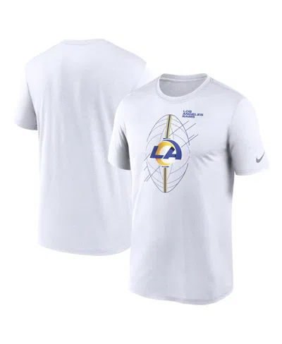 NIKE MEN'S NIKE WHITE LOS ANGELES RAMS LEGEND ICON PERFORMANCE T-SHIRT