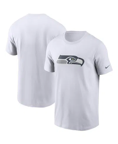 NIKE MEN'S NIKE WHITE SEATTLE SEAHAWKS PRIMARY LOGO T-SHIRT
