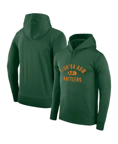 NIKE MEN'S NIKE X LEBRON JAMES GREEN FLORIDA A&M RATTLERS PERFORMANCE PULLOVER HOODIE