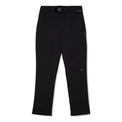 NIKE Men's Nike x MMW Crossover Solid Color Belt Slim Fit Casual Long Pants/Trousers Black