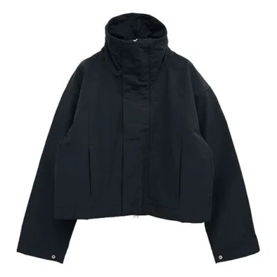 NIKE Men's Nike x MMW Crossover Solid Color Short Hooded Jacket Autumn Black