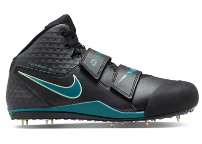 NIKE MEN'S NIKE ZOOM JAVELIN ELITE 3 BRIGHT SPRUCE SNEAKERS IN BLACK/ELECTRIC ALGAE/VAPOR GREEN