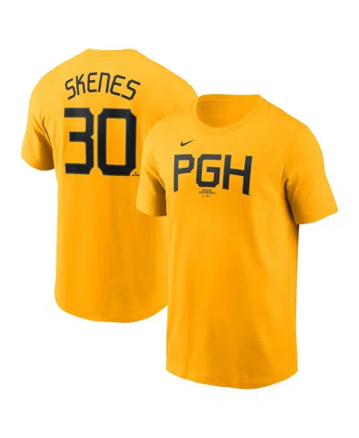 NIKE MEN'S PAUL SKENES PITTSBURGH PIRATES FUSE NAME NUMBER T-SHIRT