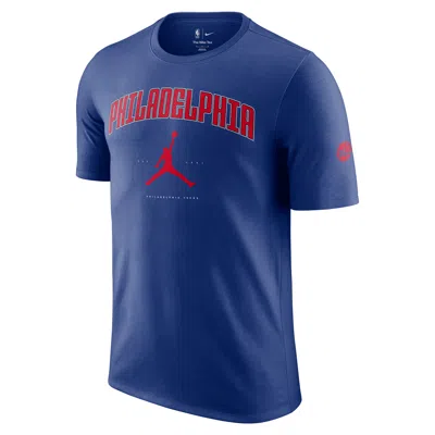 NIKE MEN'S PHILADELPHIA 76ERS ESSENTIAL JORDAN NBA T-SHIRT