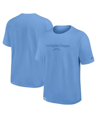 NIKE MEN'S POWDER BLUE LOS ANGELES CHARGERS GLORY MAX90 T-SHIRT