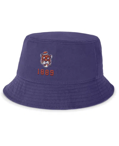 NIKE MEN'S PURPLE CLEMSON TIGERS LEGACY APEX BUCKET HAT