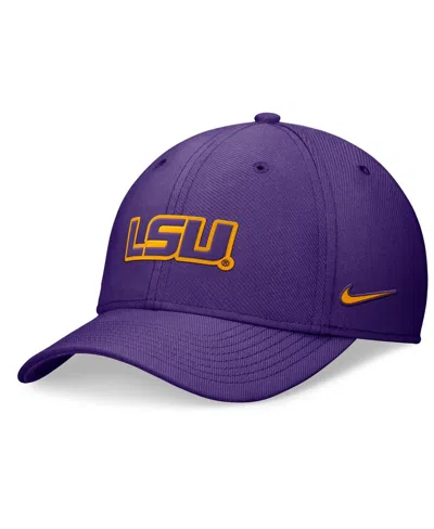 NIKE MEN'S PURPLE LSU TIGERS 2024 SIDELINE FLEX HAT