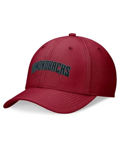 NIKE MEN'S RED ARIZONA DIAMONDBACKS PERFORMANCE FLEX HAT