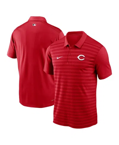 NIKE MEN'S RED CINCINNATI REDS AUTHENTIC COLLECTION VICTORY PERFORMANCE POLO SHIRT