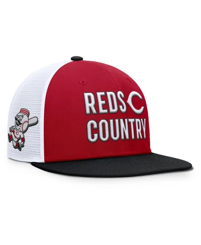 NIKE MEN'S RED CINCINNATI REDS PRO TRUCKER SNAPBACK HAT