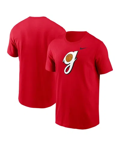 NIKE MEN'S RED GEORGIA BULLDOGS BASKETBALL LOGOÂ T-SHIRT