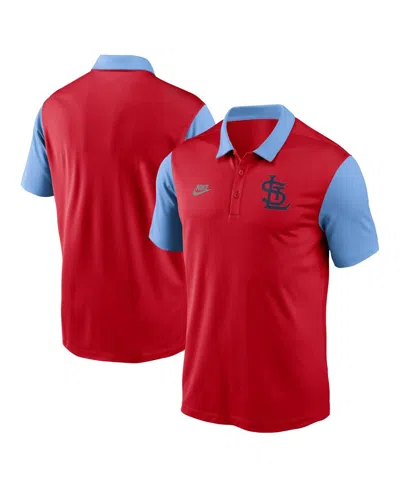 NIKE MEN'S RED ST. LOUIS CARDINALS FRANCHISE COOPERSTOWN COLLECTION POLO