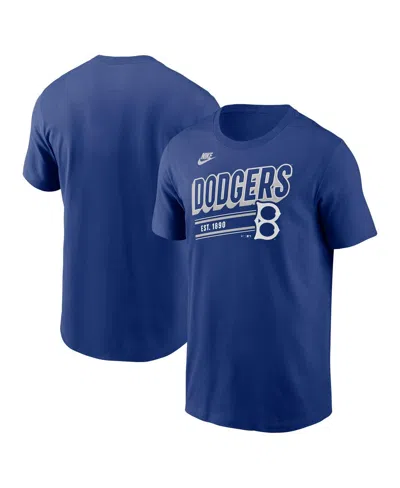NIKE MEN'S ROYAL BROOKLYN DODGERS COOPERSTOWN COLLECTION RETRO T-SHIRT
