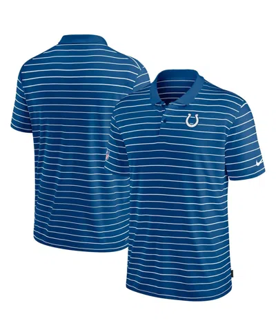 NIKE MEN'S ROYAL INDIANAPOLIS COLTS SIDELINE LOCK UP VICTORY PERFORMANCE POLO