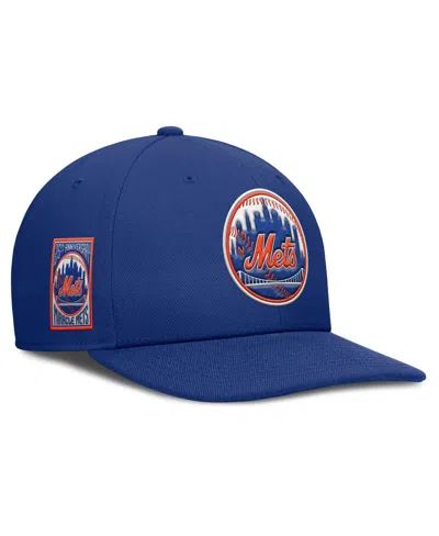 NIKE MEN'S ROYAL NEW YORK METS PRO PERFORMANCE SNAPBACK HAT