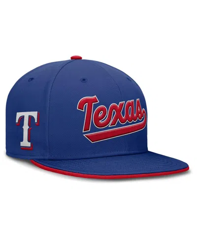NIKE MEN'S ROYAL TEXAS RANGERS TRUE PERFORMANCE FITTED HAT
