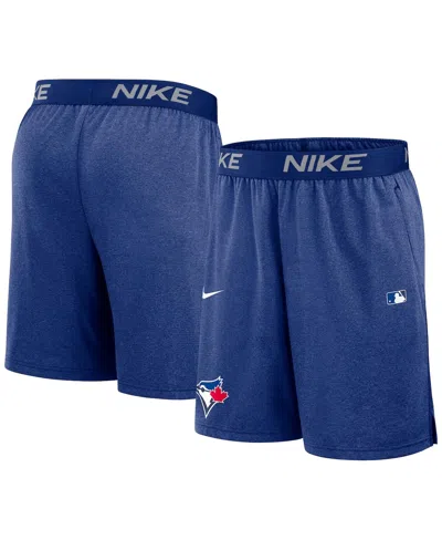 NIKE MEN'S ROYAL TORONTO BLUE JAYS AUTHENTIC COLLECTION PERFORMANCE KNIT SHORTS