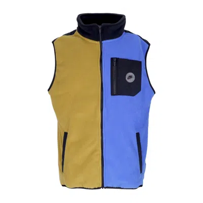 NIKE MEN'S SPORTSWEAR UTILITY VEST GOLDEN MOSS/MEDIUM BLUE/BLACK
