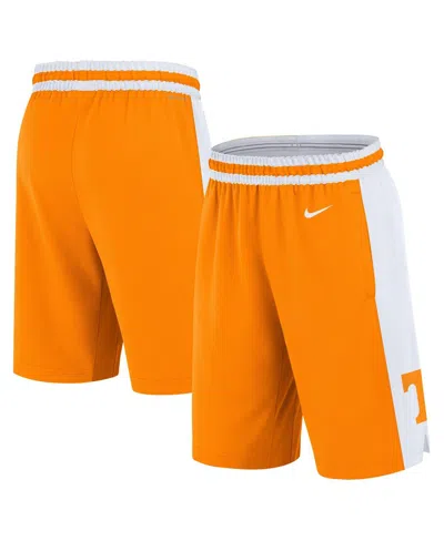 NIKE MEN'S TENNESSEE ORANGE TENNESSEE VOLUNTEERS ROAD REPLICA PERFORMANCE BASKETBALL SHORTS