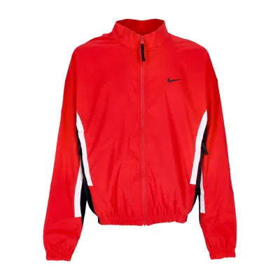 NIKE MEN'S TRACKSUIT JACKET DNA WOVEN BASKETBALL JACKET UNIVERSITY RED/BLACK/WHITE/BLACK