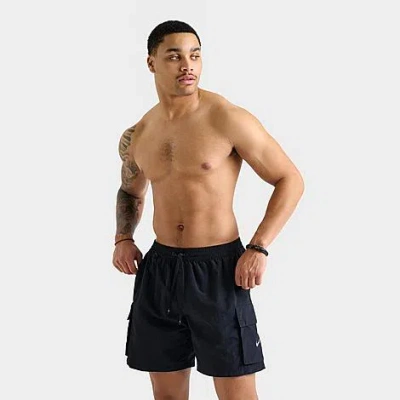 NIKE NIKE MEN'S VOYAGE 5" VOLLEY MULTI-POCKET SWIM SHORTS