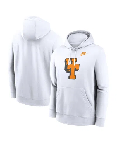 NIKE MEN'S WHITE TENNESSEE VOLUNTEERS VAULT BLOCK PULLOVER HOODIE