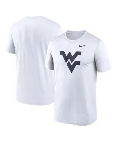 NIKE MEN'S WHITE WEST VIRGINIA MOUNTAINEERS PRIMETIME LEGEND LOGO T-SHIRT