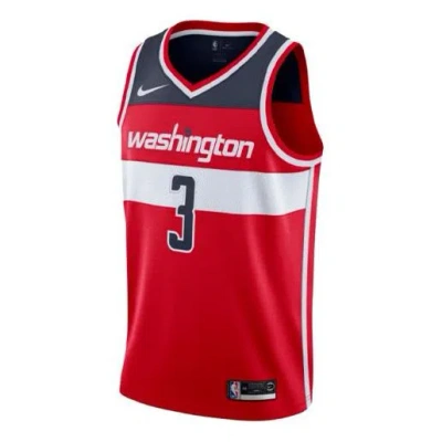 NIKE Nike MENS Bradley Beal Washington Wizards NBA Swingman Jersey Red/Black