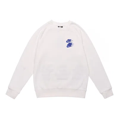 NIKE Nike MENS Embroidered 3 Hook Logo Crew-neck White