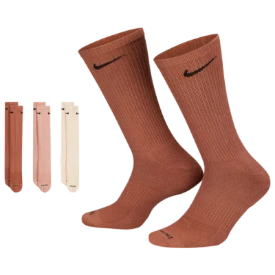 NIKE MENS NIKE 3 PACK DRI-FIT PLUS CREW SOCKS
