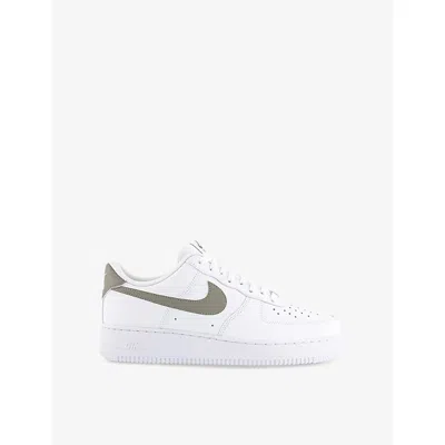 NIKE MENS NIKE AIR FORCE 1 07 LEATHER LOW-TOP TRAINERS
