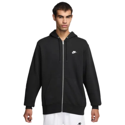 NIKE MENS NIKE CLUB BASKETBALL FULL-ZIP HOODIE