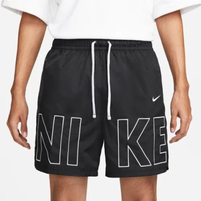 NIKE MENS NIKE WOVEN MONOGRAM FLOW SHORTS