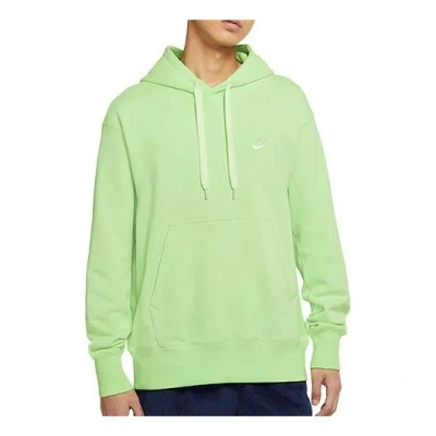 NIKE Nike MENS Sportswear French Terry Embroidered Logo Long Sleeve Cyan Orange